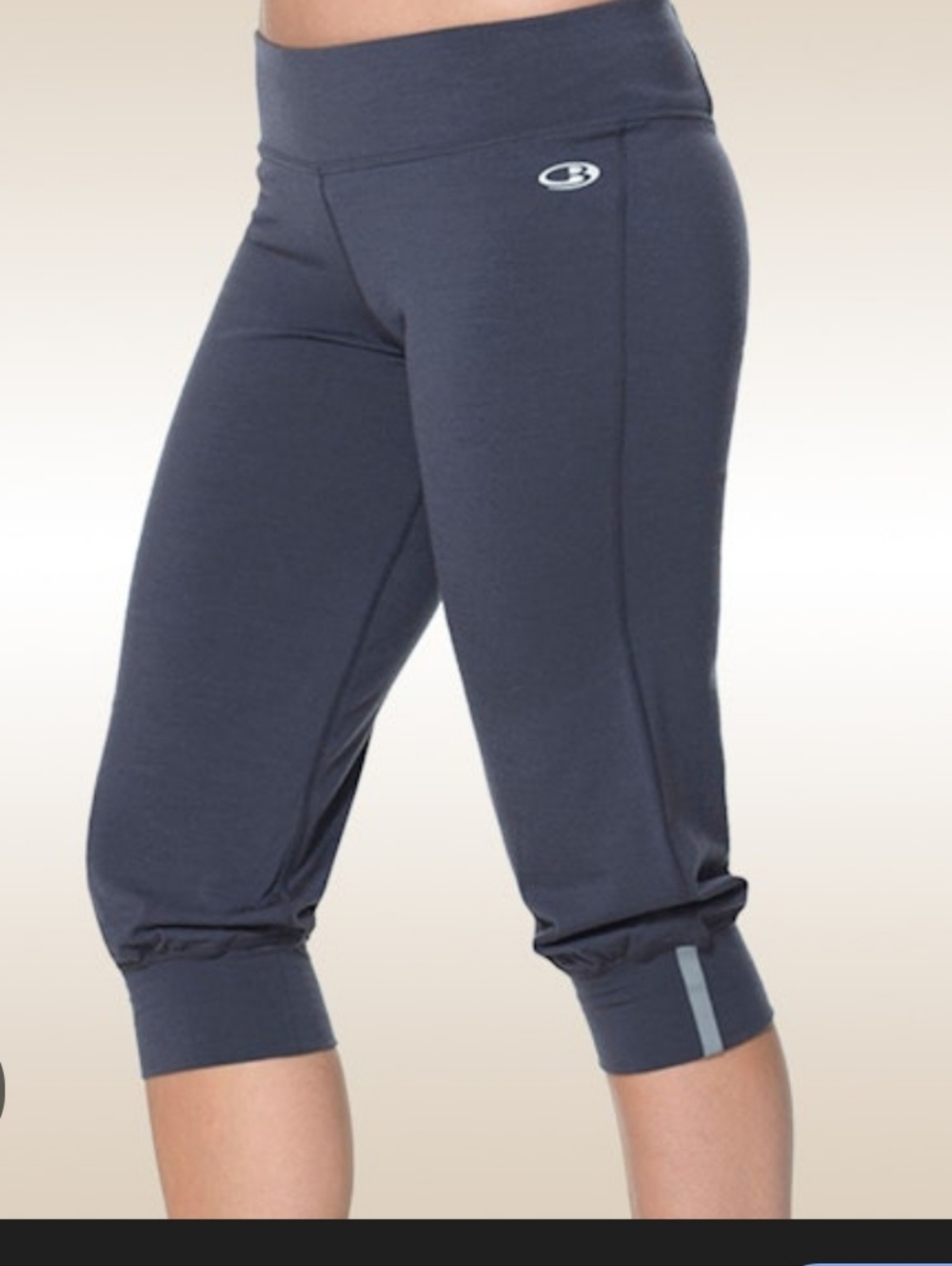 Icebreaker Merino Dark Gray Capri Pants Leggings
